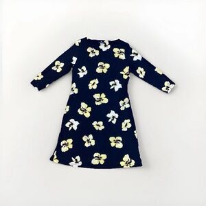 Tommy Hilfiger Women's Navy Floral Half Sleeve Dress Size 8